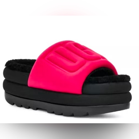 Uggs Maxi Slide Hot Pink. Size 8 - Picture 1 of 8